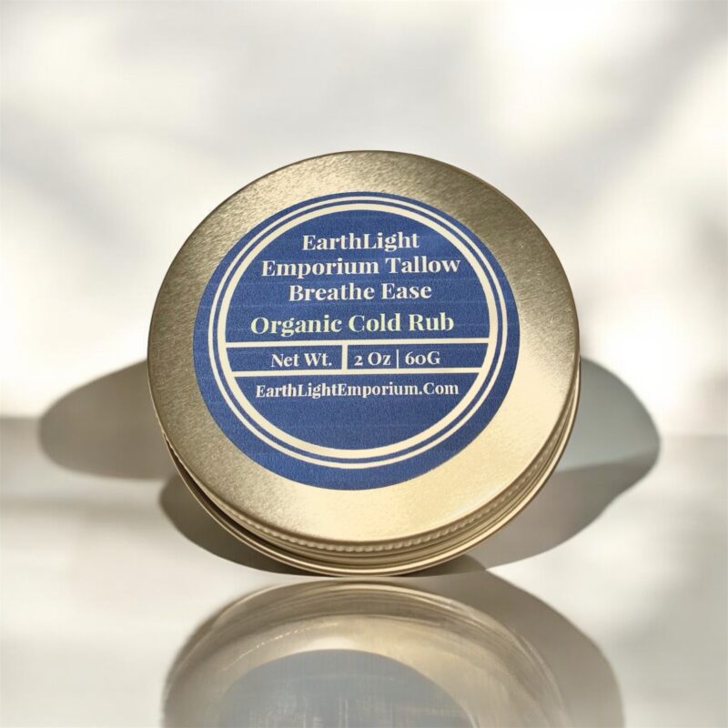 Grass Fed and Finished Tallow Organic Breathe Ease Cold Rub (2 0z | 60 g) - Image 3
