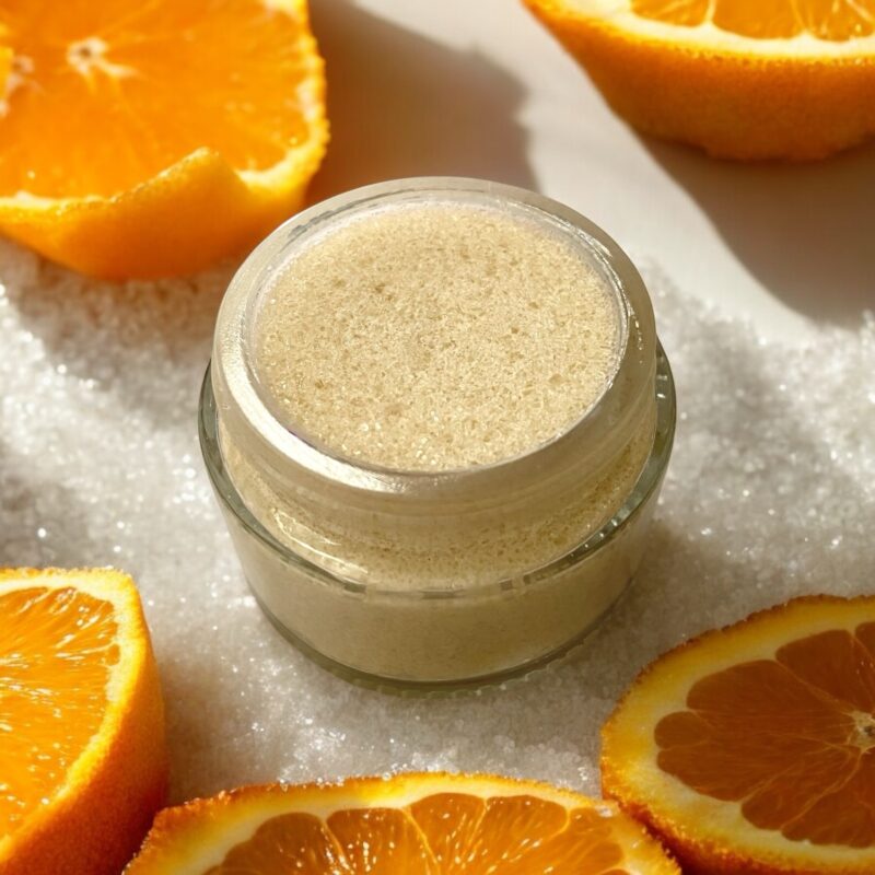 Grass Fed and Finished Tallow Organic Sugar Lip Love Scrub Blood Orange (1 0z | 30 g) - Image 4