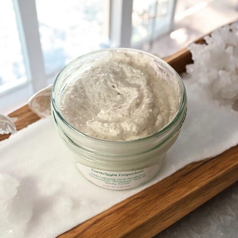 Detoxifying and Soothing Unscented Grass Fed and Grass Finished Whipped Tallow Body Organic Virgin Coconut Oil Scrub 4 0z/ Net Wt.
2.4 0z./ (68 G) - Image 4